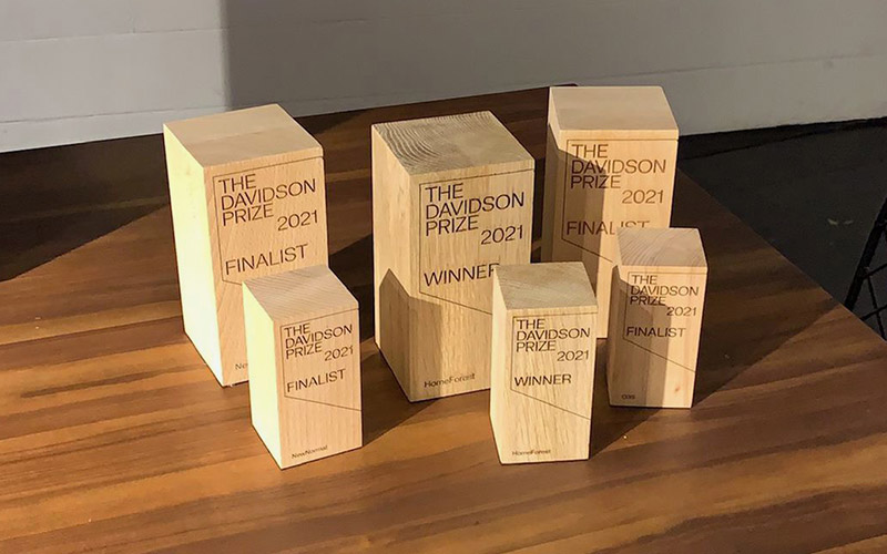 The Davidson Prize Trophies